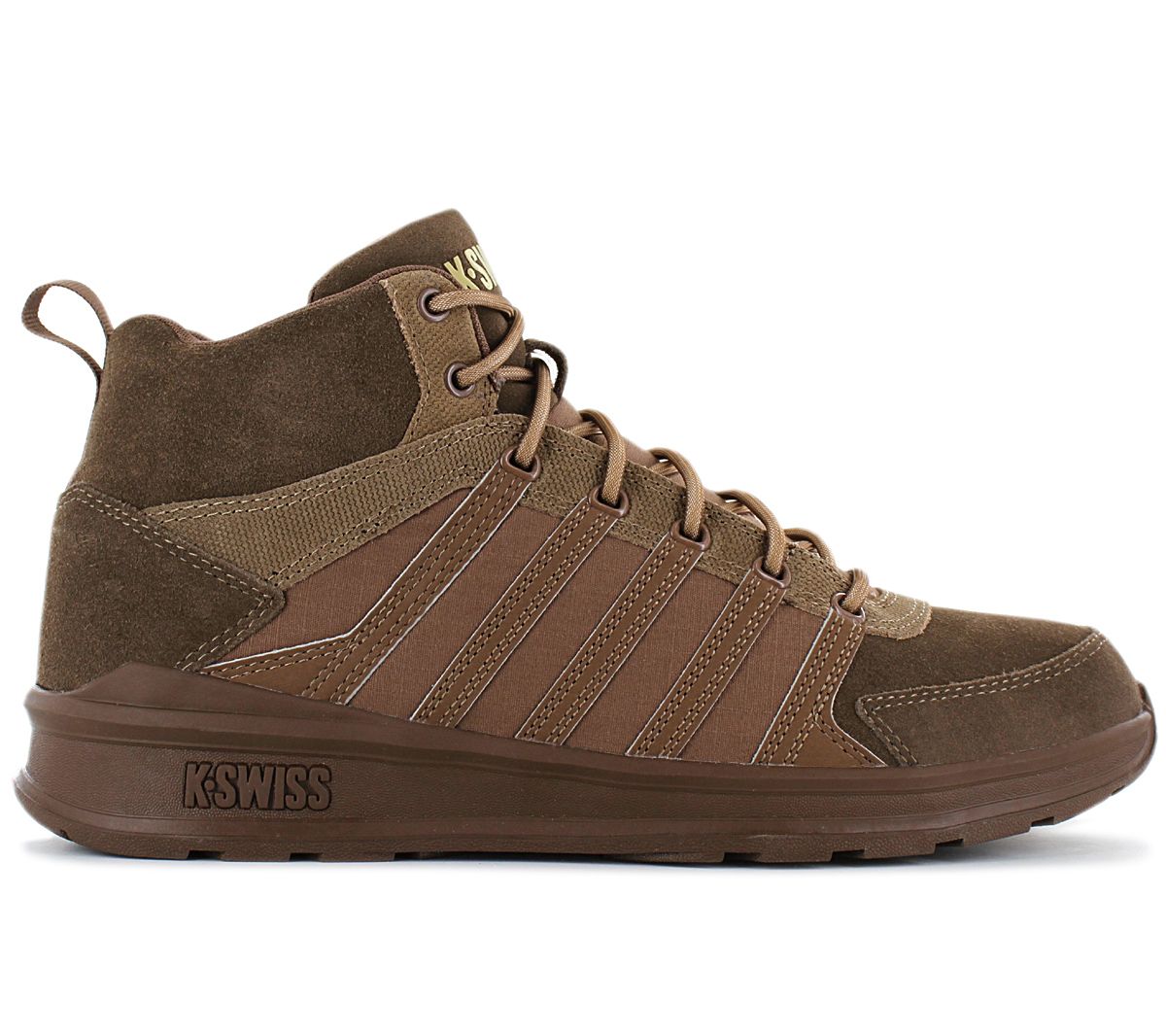 Trainer Uomo Adidas La Trainer Pelle Marrone K-Swiss Vista Trainer