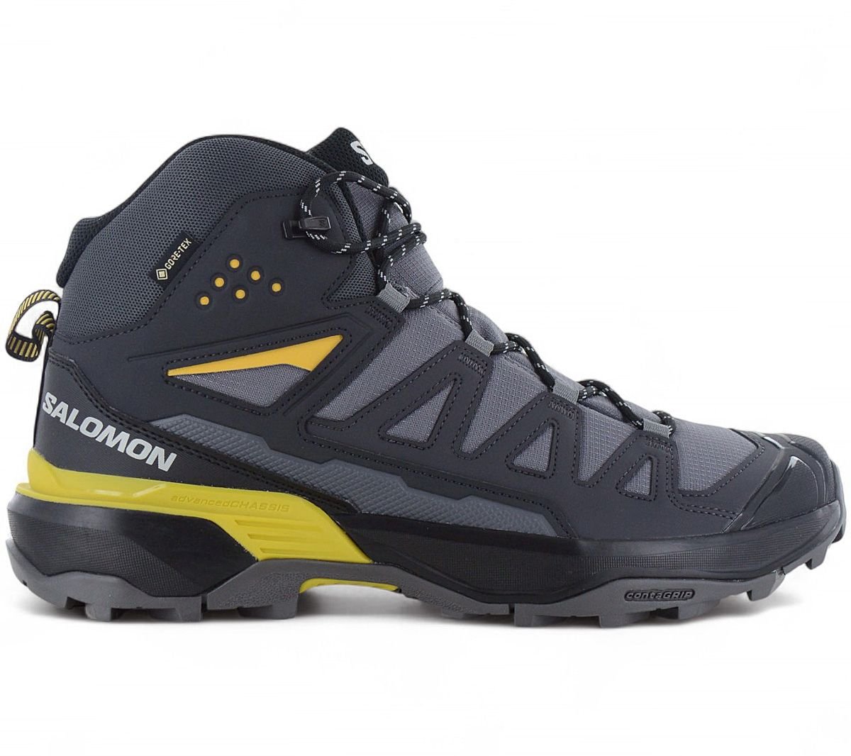 Salomon X Ultra Mid 2 GTX Men\'s Hiking Boots Goretex Blue Yellow | Size 10 US Salomon X Ultra 5 Mid GTX | Shop at GOHUNT main image 3