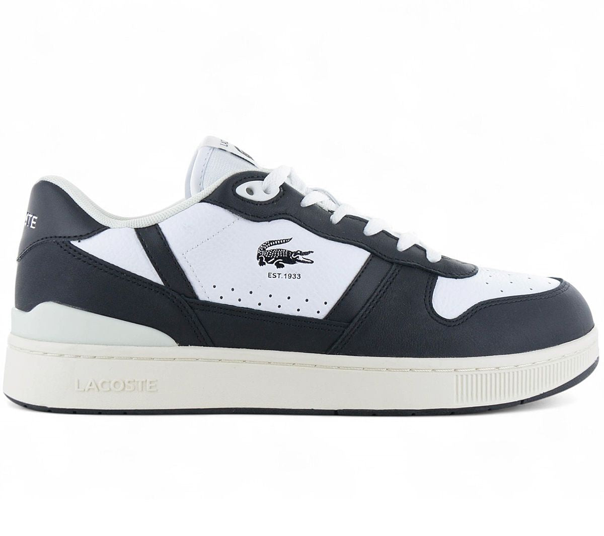 LACOSTE T-Clip Set 224 Men's Sneakers Shoes White-Black 748SMA004214