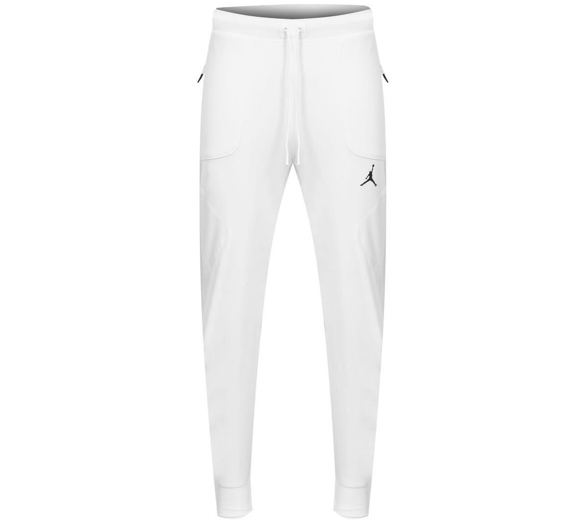 Jordan Dri-FIT Fleece Training Pant Herren Freizeit Jogging Hose Wei