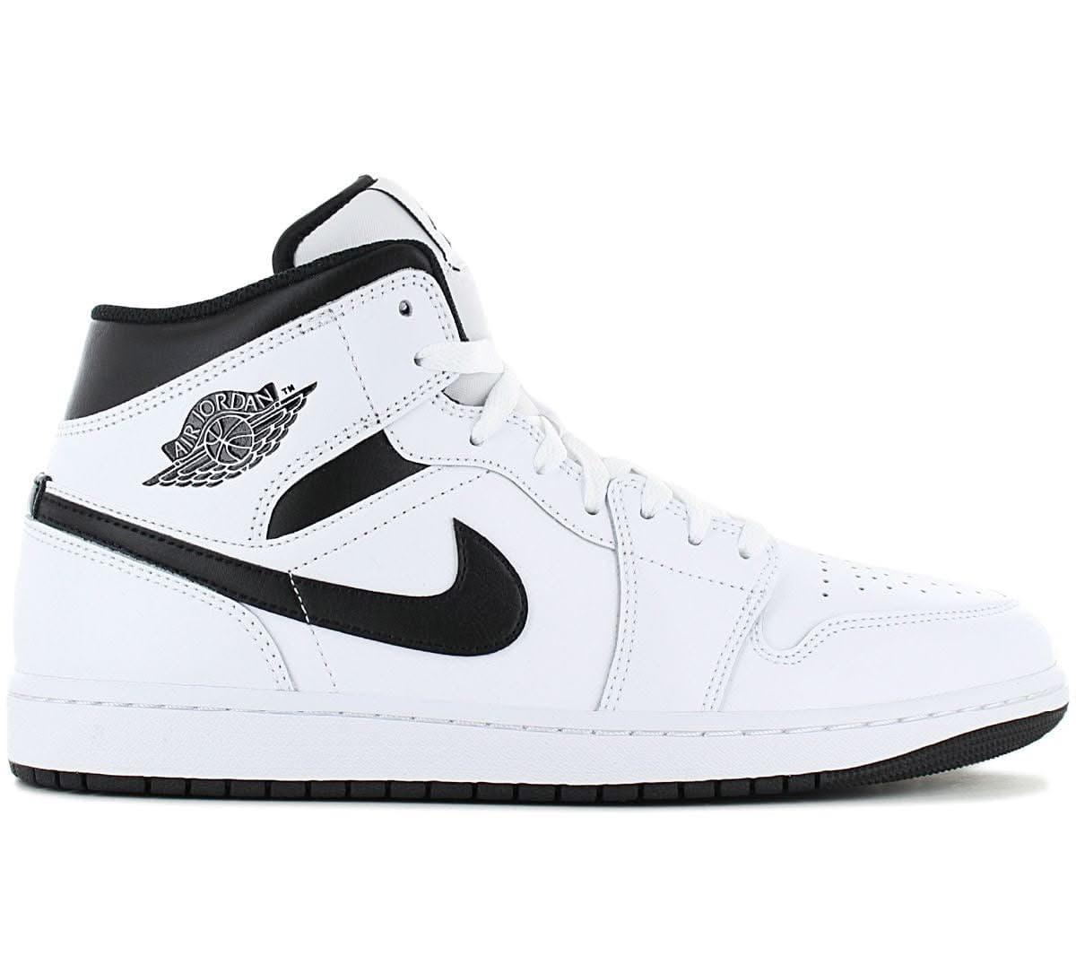 Air Jordan Mid Reverse Panda Zapatillas para hombre blancas y ne