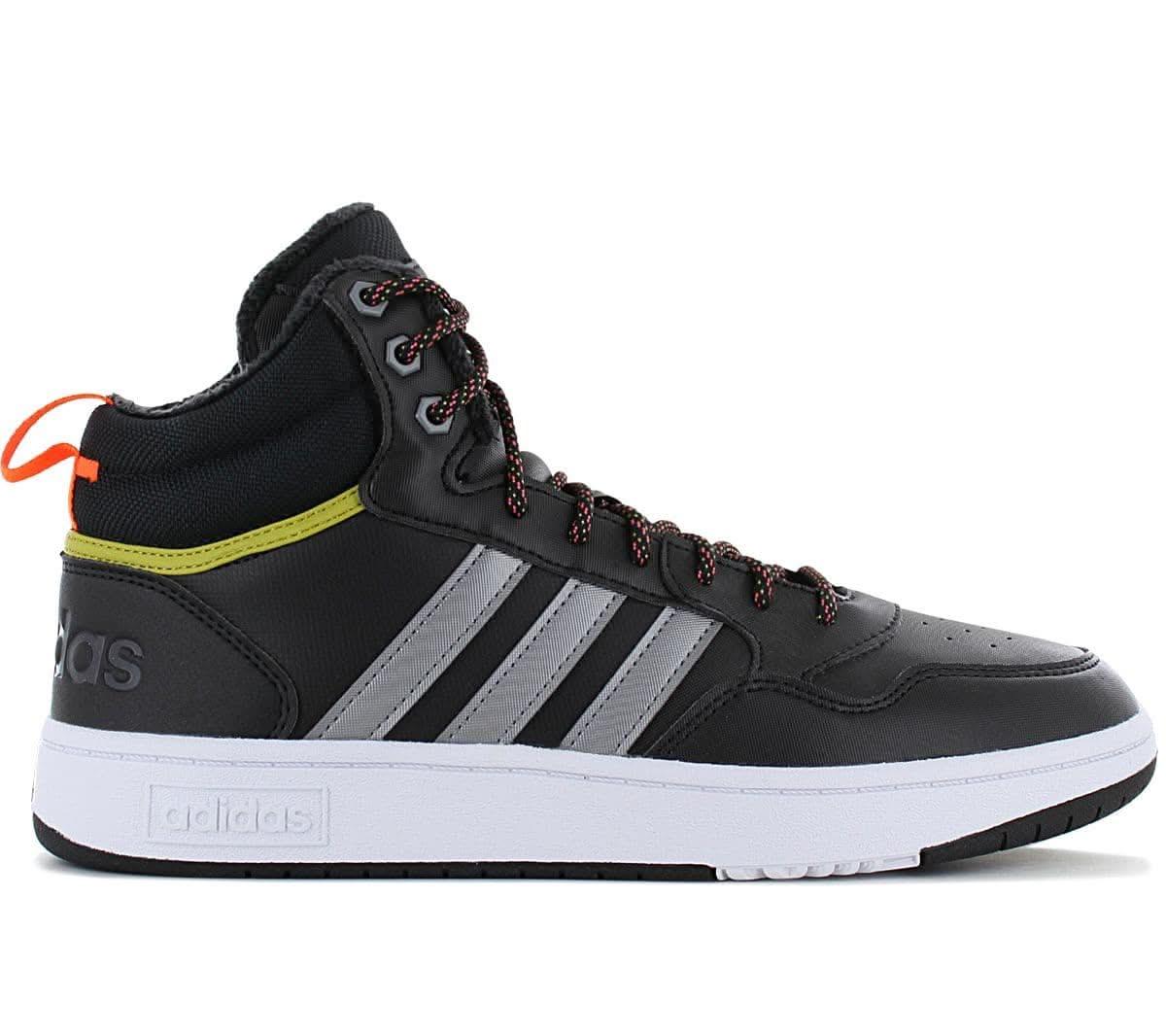 adidas Hoops 3.0 Mid - Shoes Sneakers Black HR1440 adidas Hoops 3.0 Mid - Shoes Sneakers Black HR1440