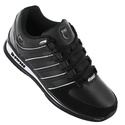 K-Swiss Rinzler - Scarpe in pelle da uomo Nere 01235-002-M