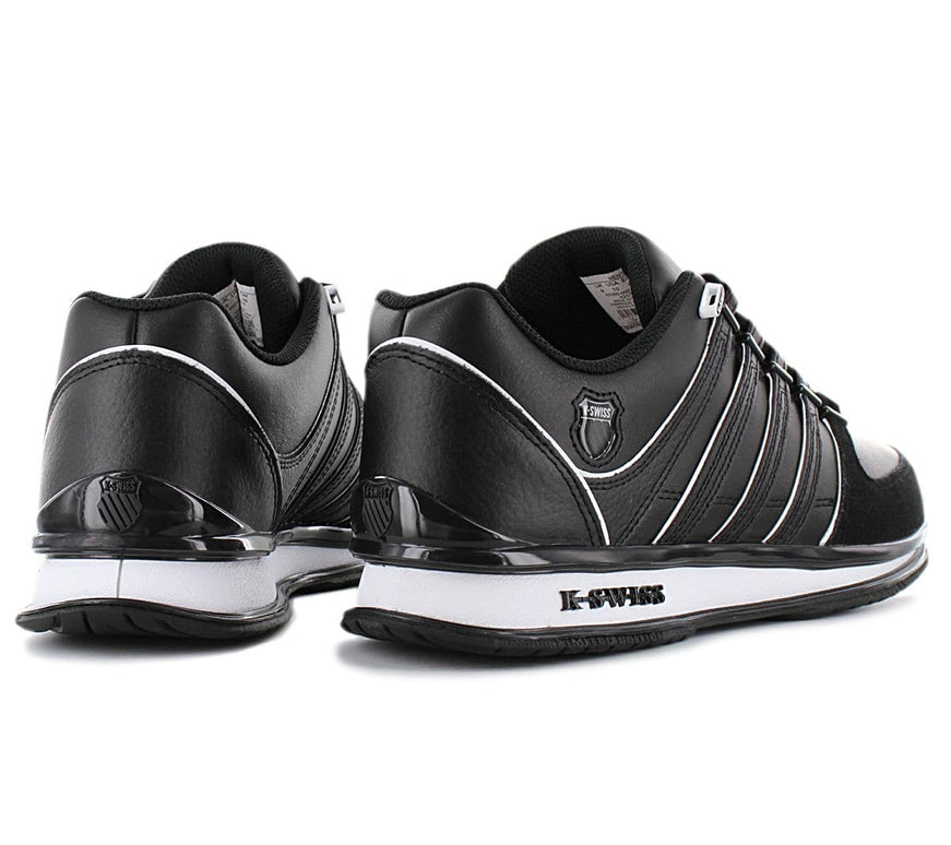 K-Swiss Rinzler - Zapatos de piel para hombre Negro 01235-002-M