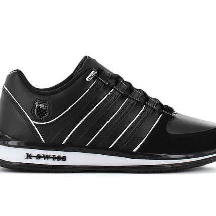 K-Swiss Rinzler - Zapatos de piel para hombre Negro 01235-002-M