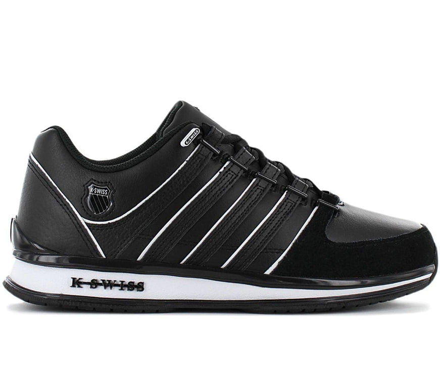 K-Swiss Rinzler - Chaussures en cuir pour hommes Noir 01235-002-M