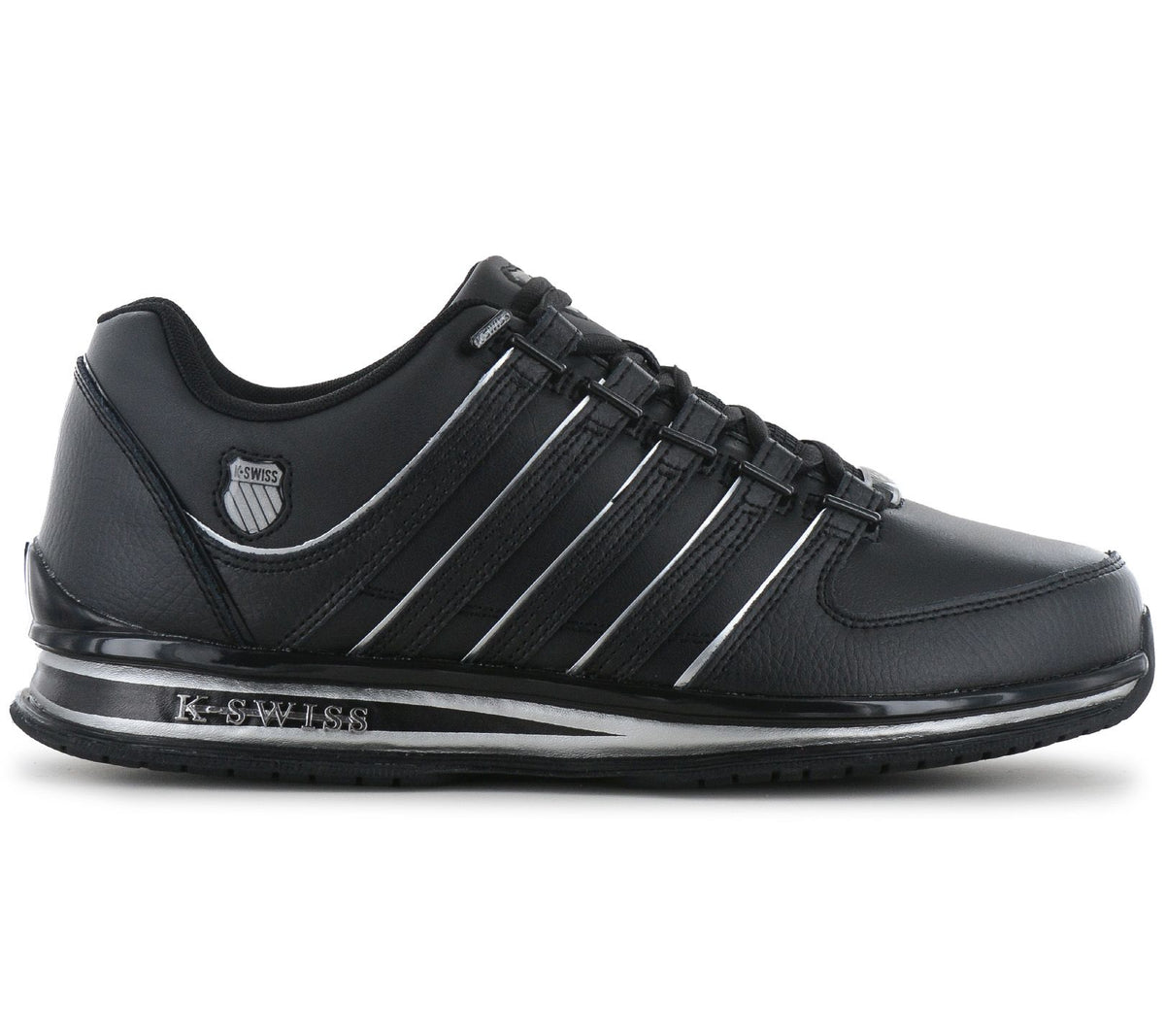 K-Swiss Rinzler Leather - Herren Sneakers Schuhe Schwarz 01235-019-M
