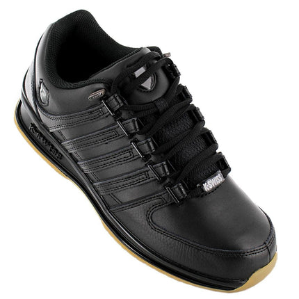 K-Swiss Rinzler Leather - Chaussures Baskets Homme Cuir Noir 01235-050-M