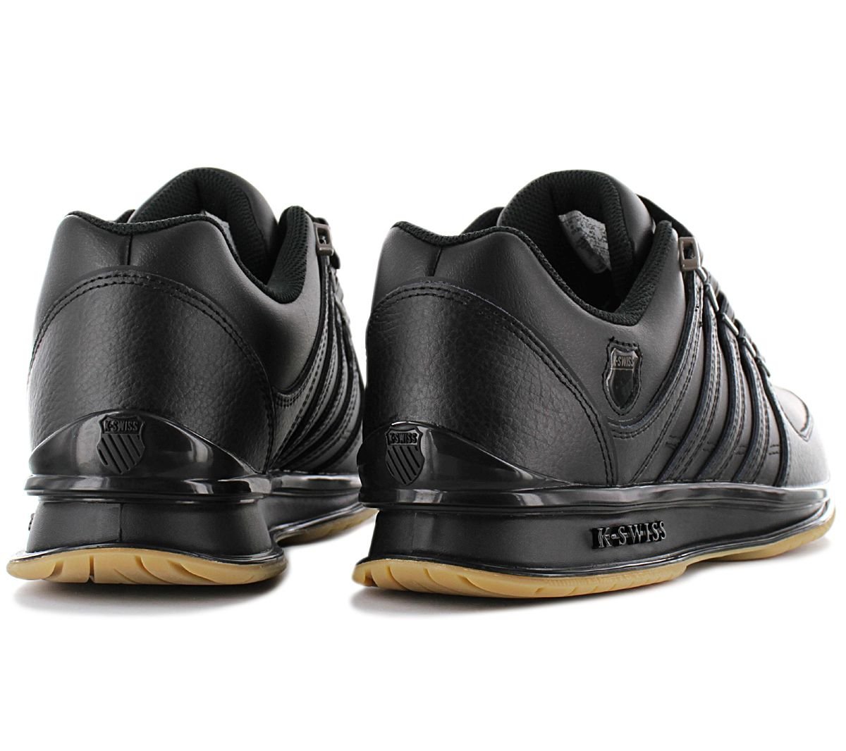 K - Swiss Rinzler Leather - Herren Sneakers Schuhe Schwarz 01235 - 050 - M - Brandstyle24