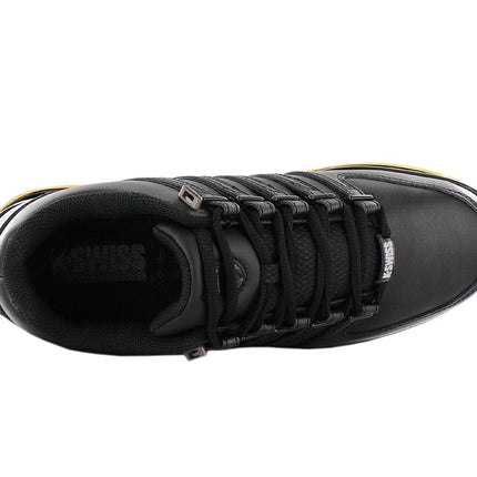 K-Swiss Rinzler Leather - Chaussures Baskets Homme Cuir Noir 01235-050-M