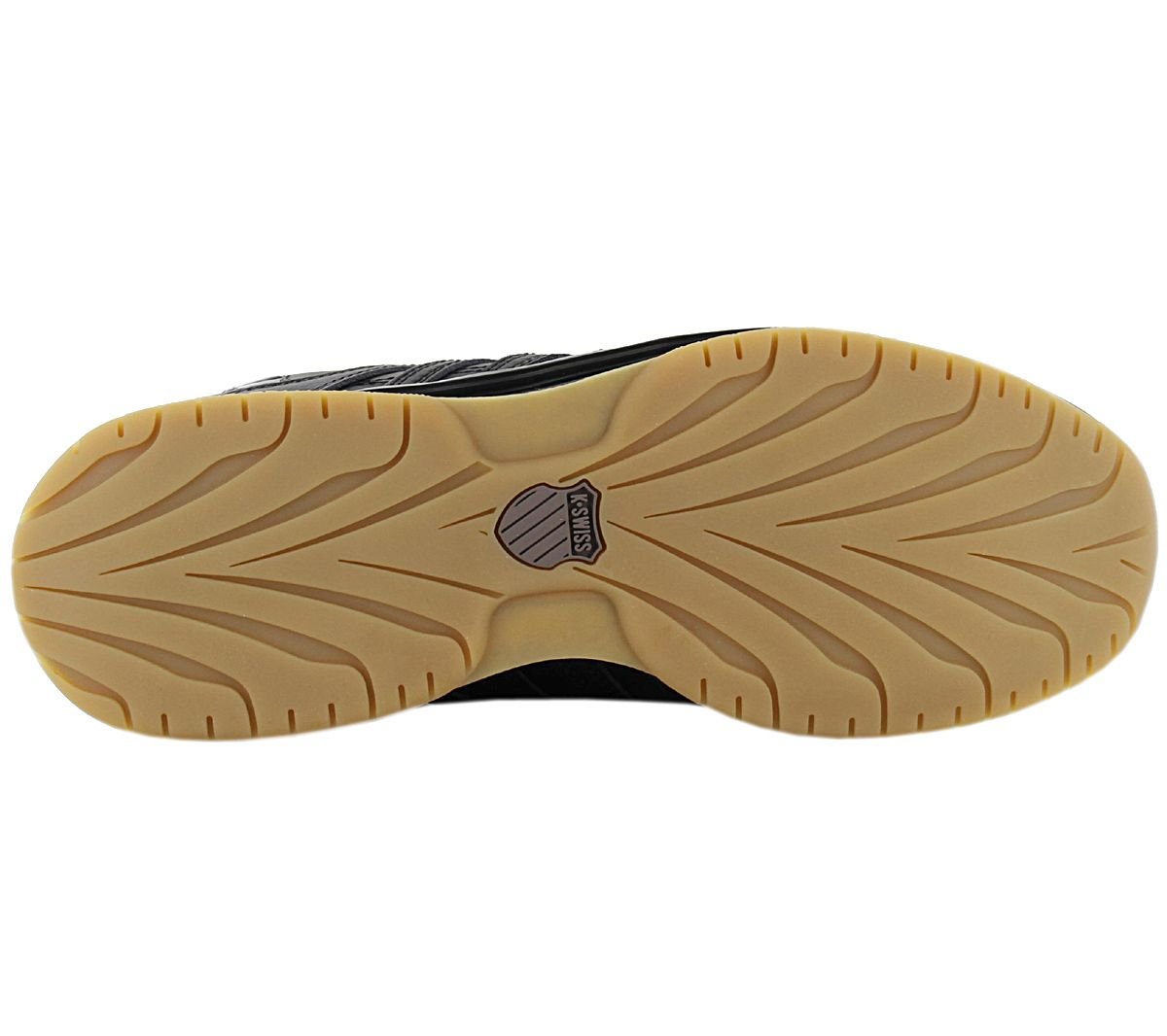 K - Swiss Rinzler Leather - Herren Sneakers Schuhe Schwarz 01235 - 050 - M - Brandstyle24