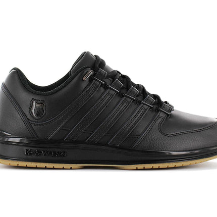 K-Swiss Rinzler Leather - Chaussures Baskets Homme Cuir Noir 01235-050-M