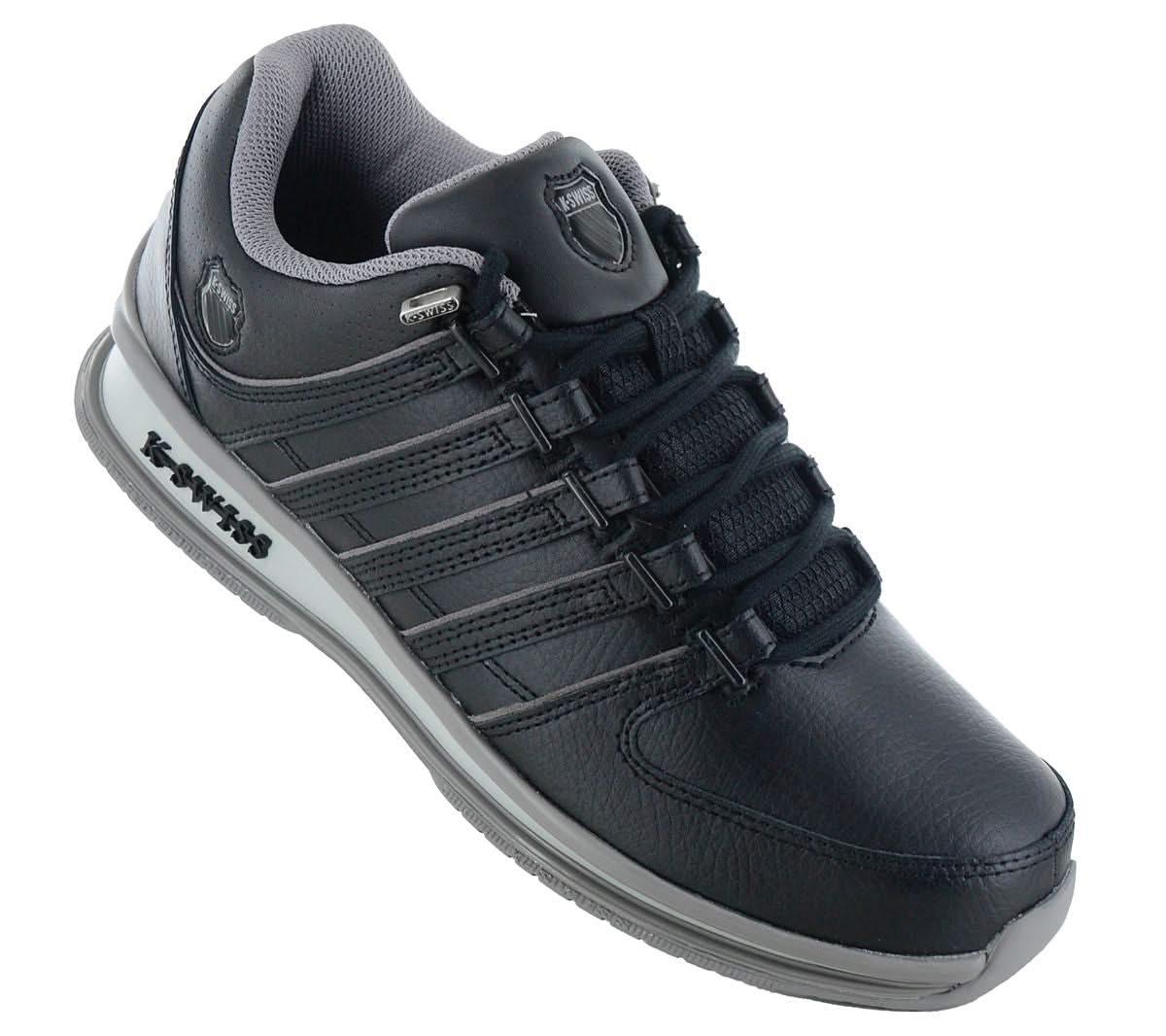 K - Swiss RINZLER - Herren Sneakers Schuhe Leder Schwarz 01235 - 076 - M - Brandstyle24