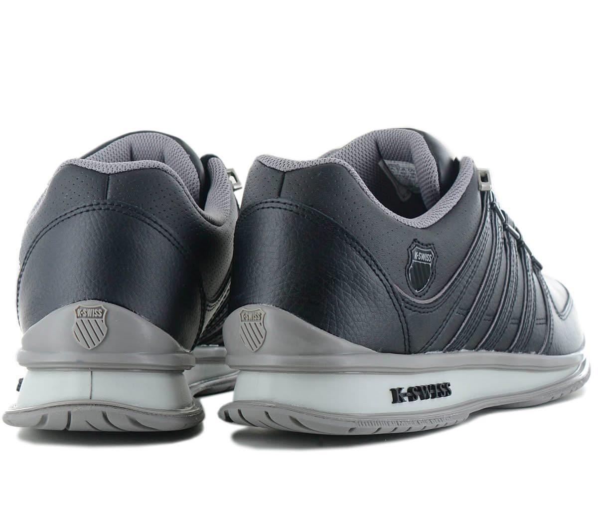 K - Swiss RINZLER - Herren Sneakers Schuhe Leder Schwarz 01235 - 076 - M - Brandstyle24
