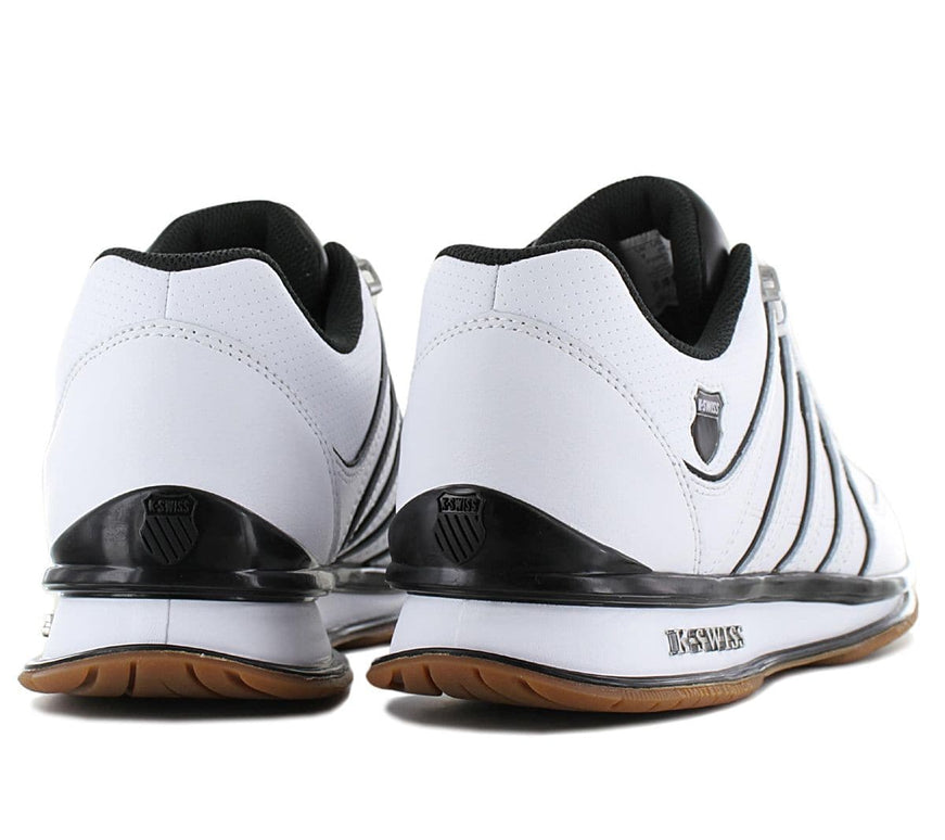 K-Swiss Classic RINZLER - Chaussures Baskets Homme Cuir Blanc 01235-138-M