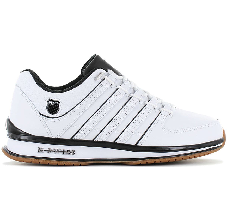 K-Swiss Classic RINZLER - Herren Sneakers Schuhe Leder Weiß 01235-138-M
