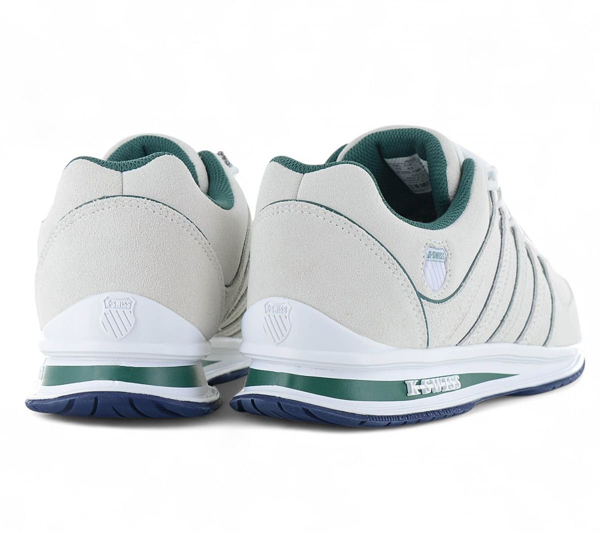 K - Swiss RINZLER Leather - Herren Sneakers Schuhe Creme - Weiß 01235 - 196 - M - Brandstyle24