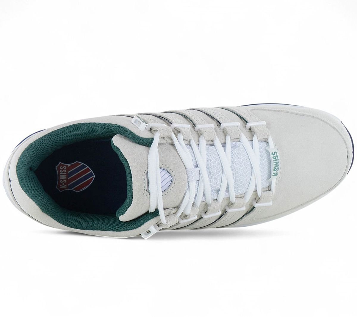 K - Swiss RINZLER Leather - Herren Sneakers Schuhe Creme - Weiß 01235 - 196 - M - Brandstyle24