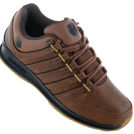 K-Swiss Classic RINZLER - Herren Sneakers Schuhe Leder Braun 01235-201-M