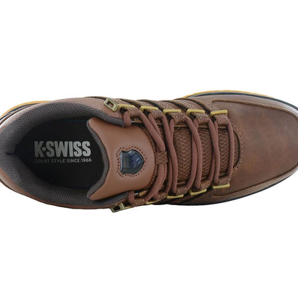 K-Swiss Classic RINZLER - Herren Sneakers Schuhe Leder Braun 01235-201-M