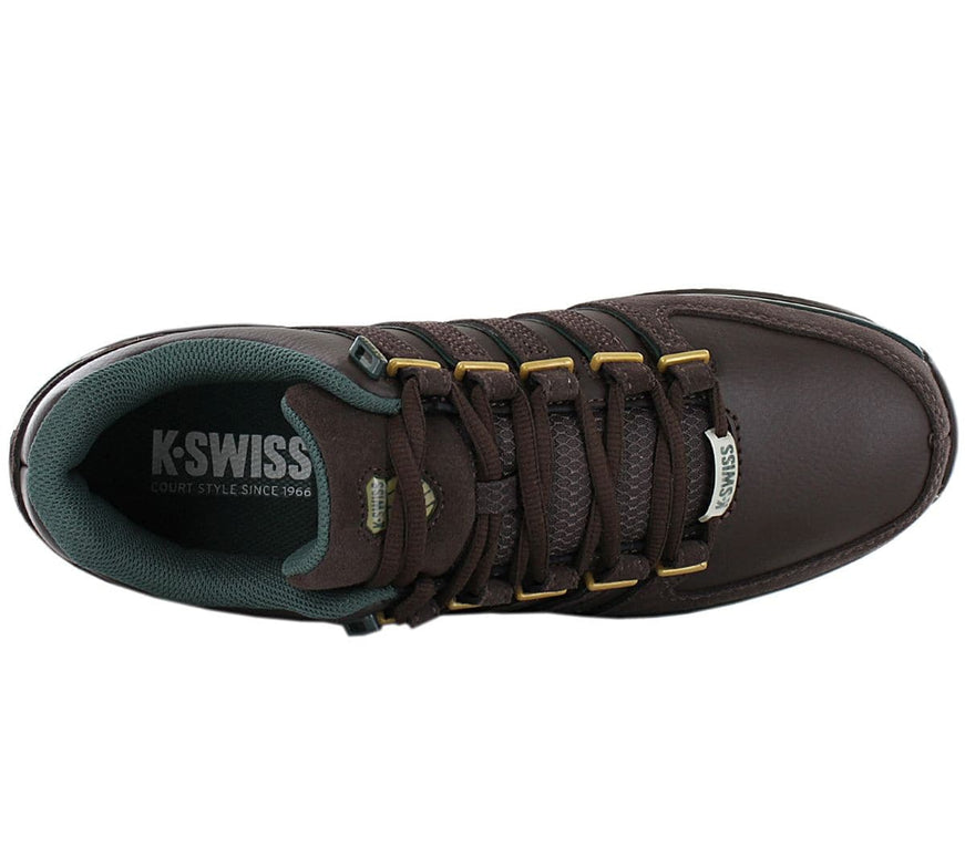 K-Swiss Rinzler Leather - Herenschoenen Leer Bruin 01235-203-M