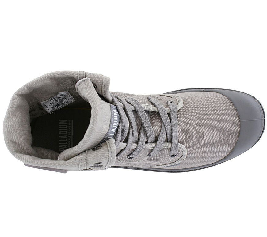 PALLADIUM Baggy - Botas Hombre Botas Lona Gris 02353-066-M