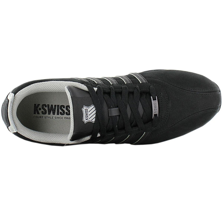 K-Swiss Arvee 1.5 Leather - Herren Schuhe Leder Schwarz 02453-058-M