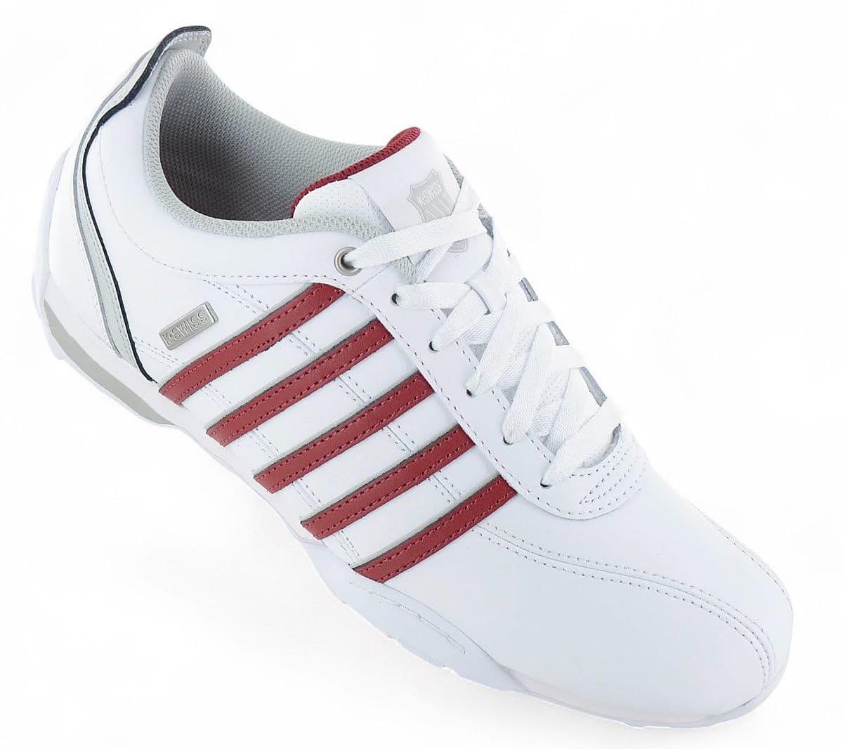 K - Swiss Arvee 1.5 Leather - Herren Sneaker Schuhe Leder Weiß 02453 - 174 - M - Brandstyle24