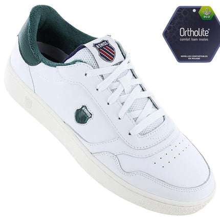 K-Swiss Slammshield II - Zapatillas Hombre Piel Blanco 04312-193-M