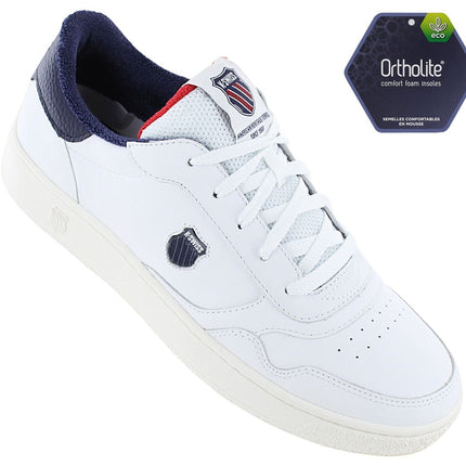 K-Swiss Slammshield II - Scarpe da ginnastica da uomo Pelle Bianche 04312-968-M