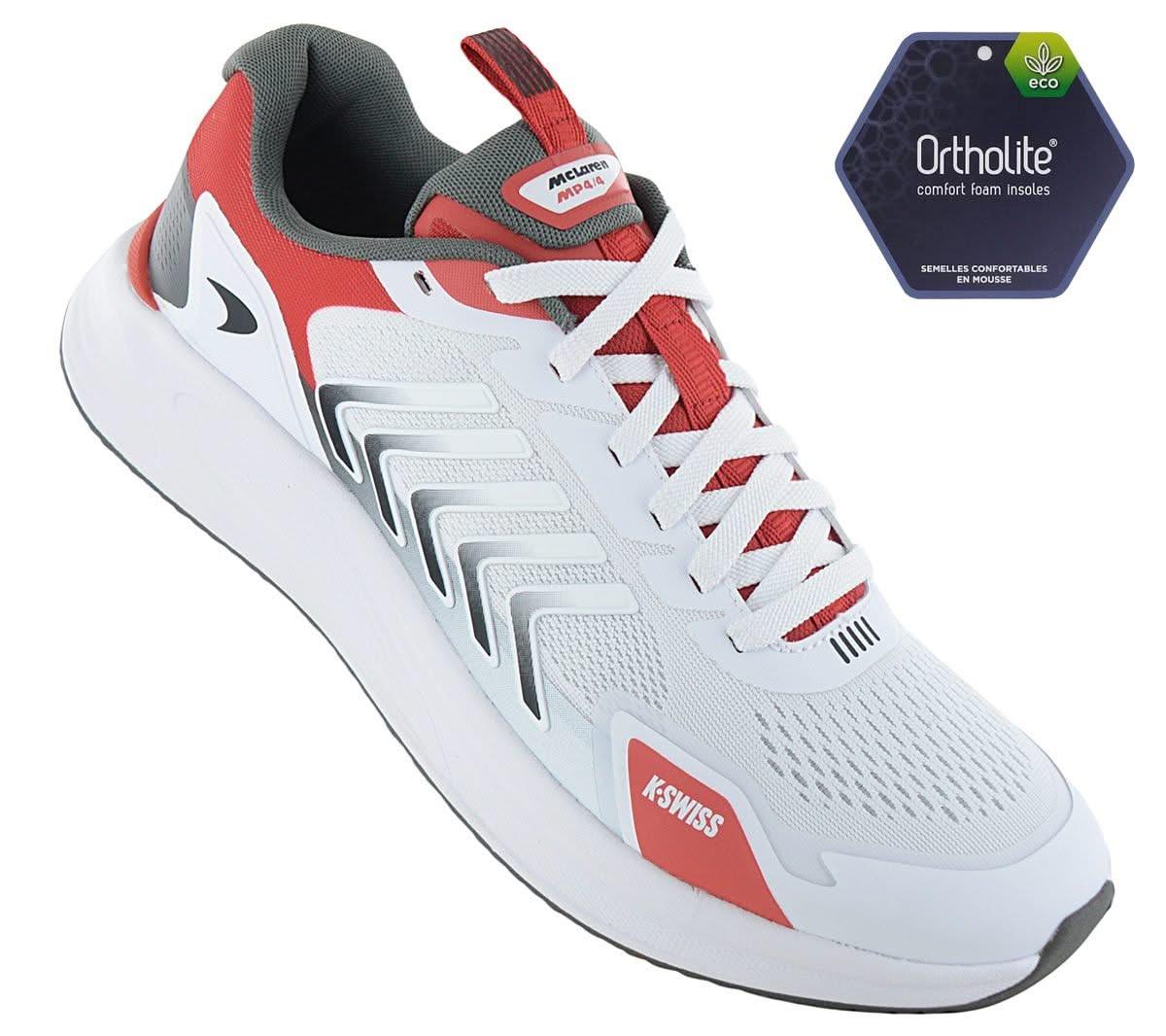 K - Swiss x McLaren - Aero Active - Herren Sneakers Motorsport Schuhe Weiß 04317 - 174 - M - Brandstyle24