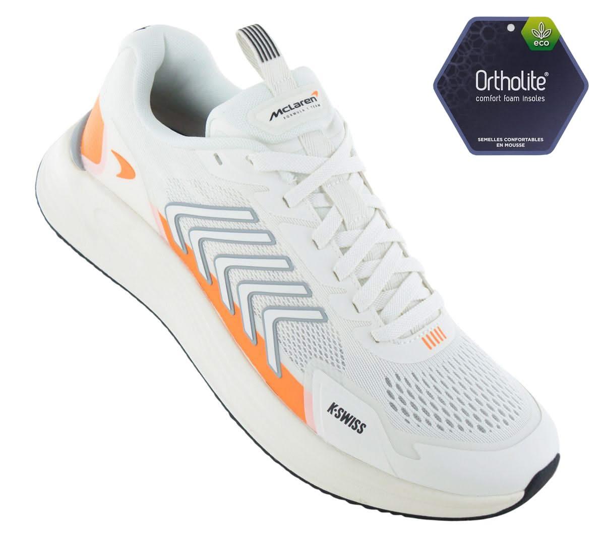 K - Swiss x McLaren - Aero Active - Herren Sneakers Motorsport Schuhe Weiß 04317 - 183 - M - Brandstyle24