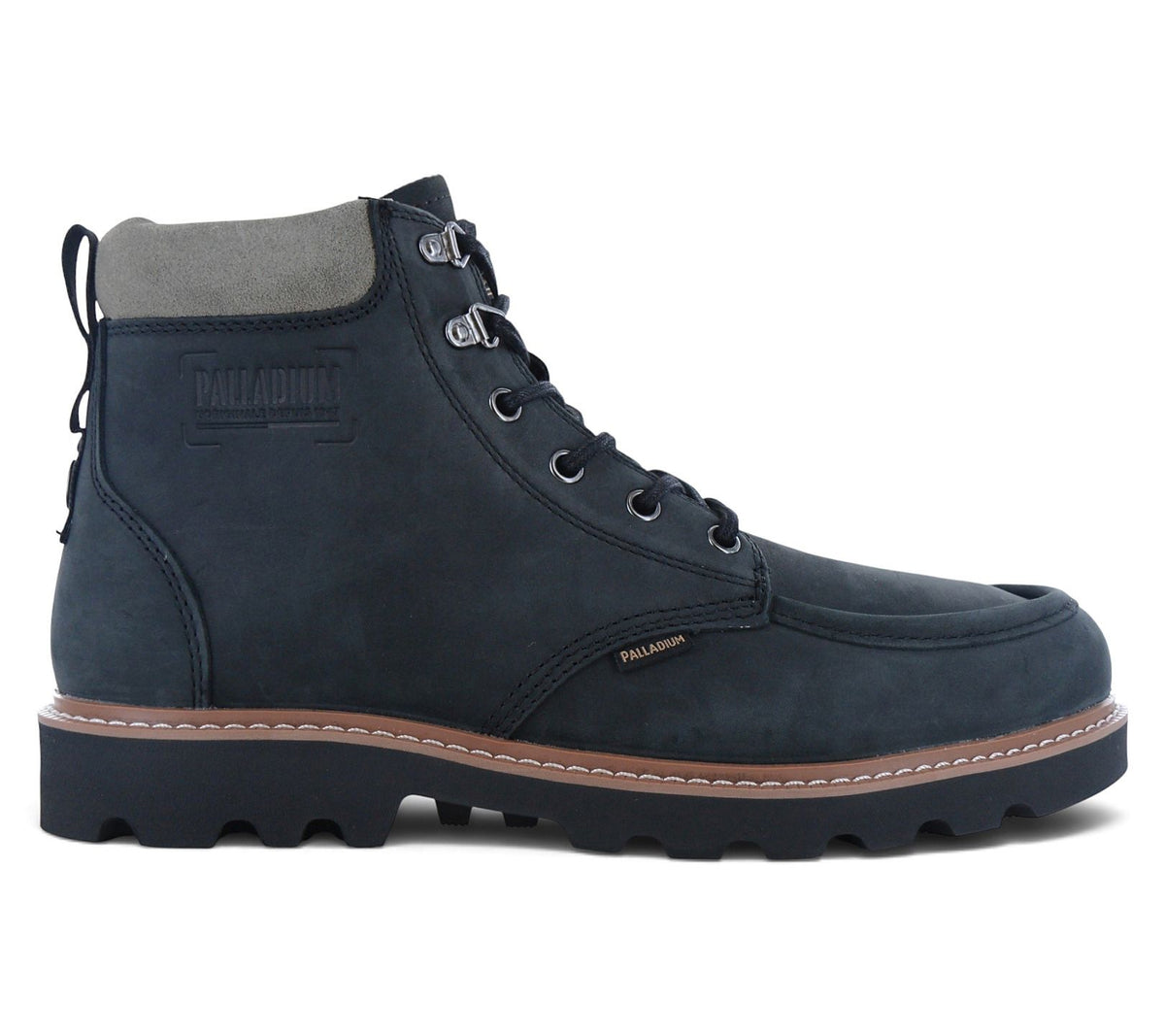 Palladium Trooperlite Grit Zip - Herren Stiefel Boots Leder Schwarz 04985-001-M