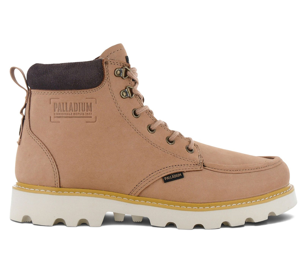 Palladium Trooperlite Grit Zip - Herren Boots Stiefel Leder Braun 04985-252-M
