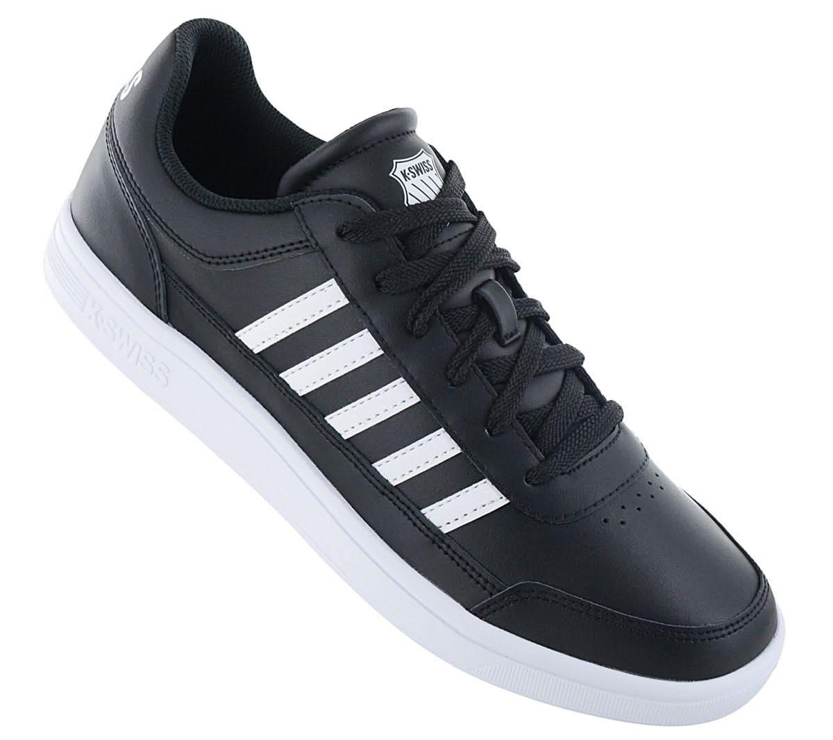 K - Swiss Court Chasseur - Herren Sneakers Schuhe Leder Schwarz 06042 - 009 - M - Brandstyle24