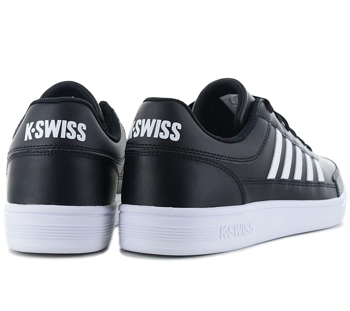 K - Swiss Court Chasseur - Herren Sneakers Schuhe Leder Schwarz 06042 - 009 - M - Brandstyle24