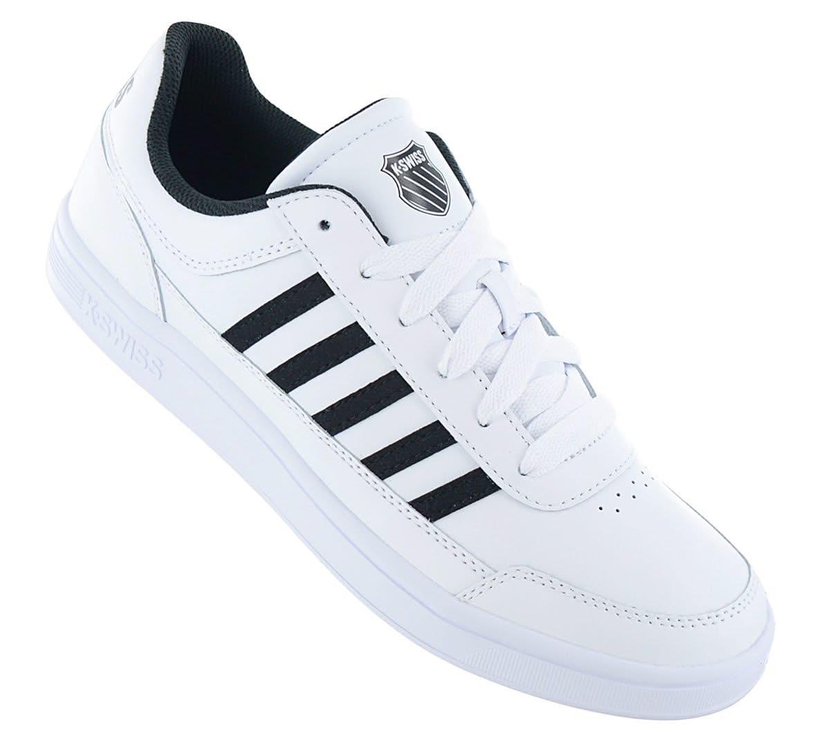 K - Swiss Court Chasseur - Herren Sneakers Schuhe Leder Weiß 06042 - 102 - M - Brandstyle24
