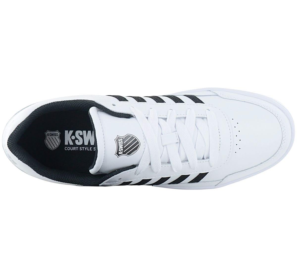 K - Swiss Court Chasseur - Herren Sneakers Schuhe Leder Weiß 06042 - 102 - M - Brandstyle24