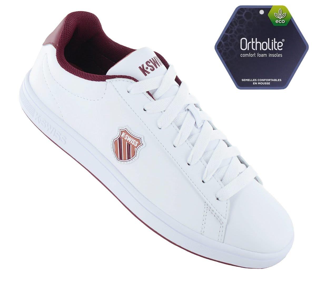 K - Swiss Classic Court Shield - Herren Sneakers Schuhe Weiß 06599 - 135 - M - Brandstyle24