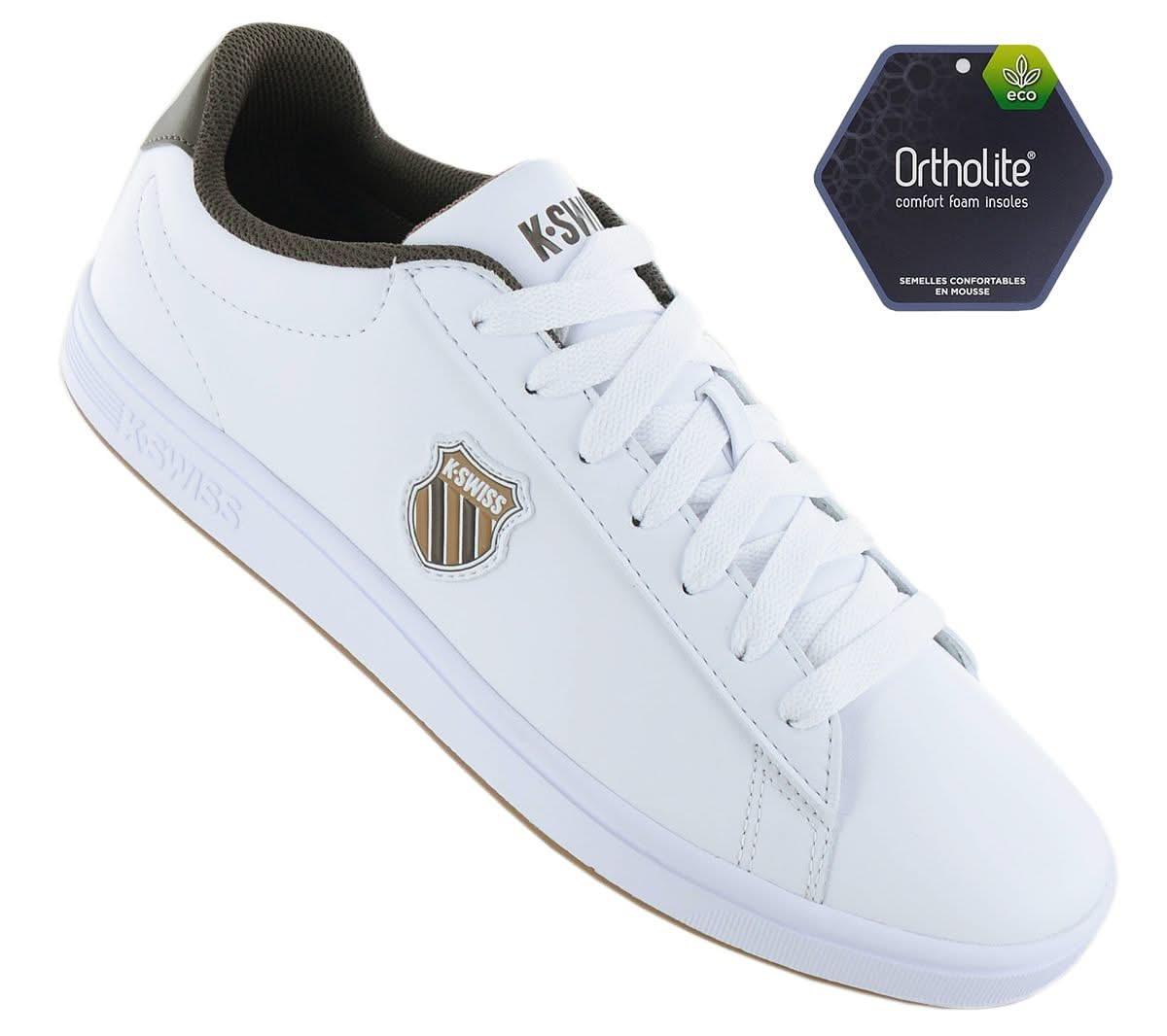 K - Swiss Classic Court Shield - Herren Sneakers Schuhe Weiß 06599 - 919 - M - Brandstyle24