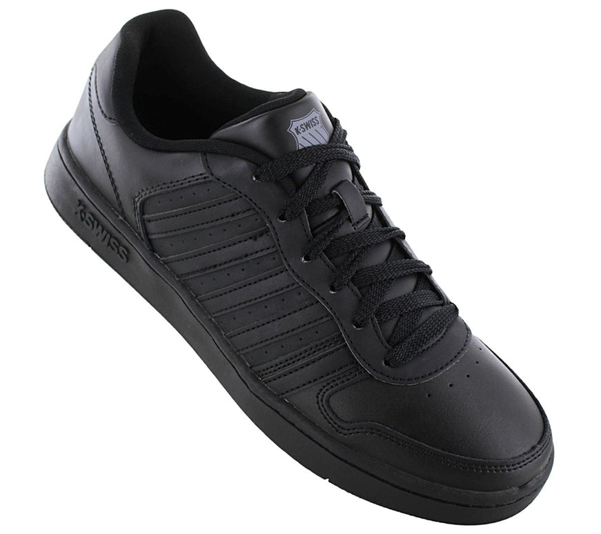 K-Swiss Classic Court Palisades - Men's Shoes Leather Black 06931-001-M