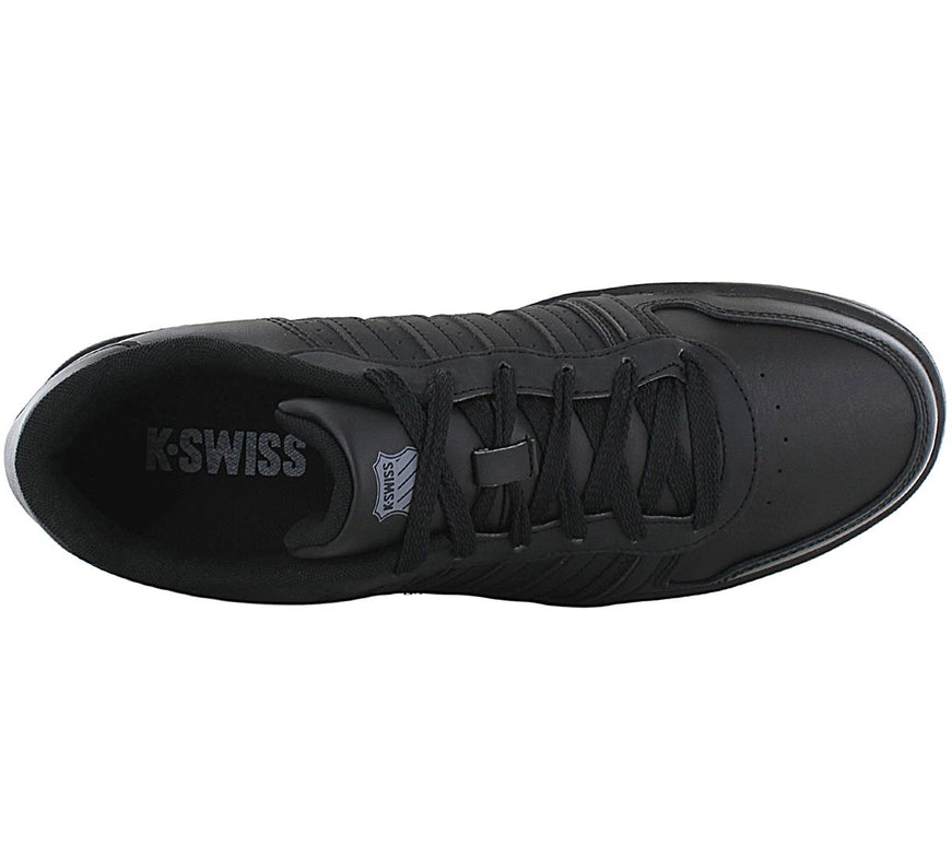 K-Swiss Classic Court Palisades - Men's Shoes Leather Black 06931-001-M