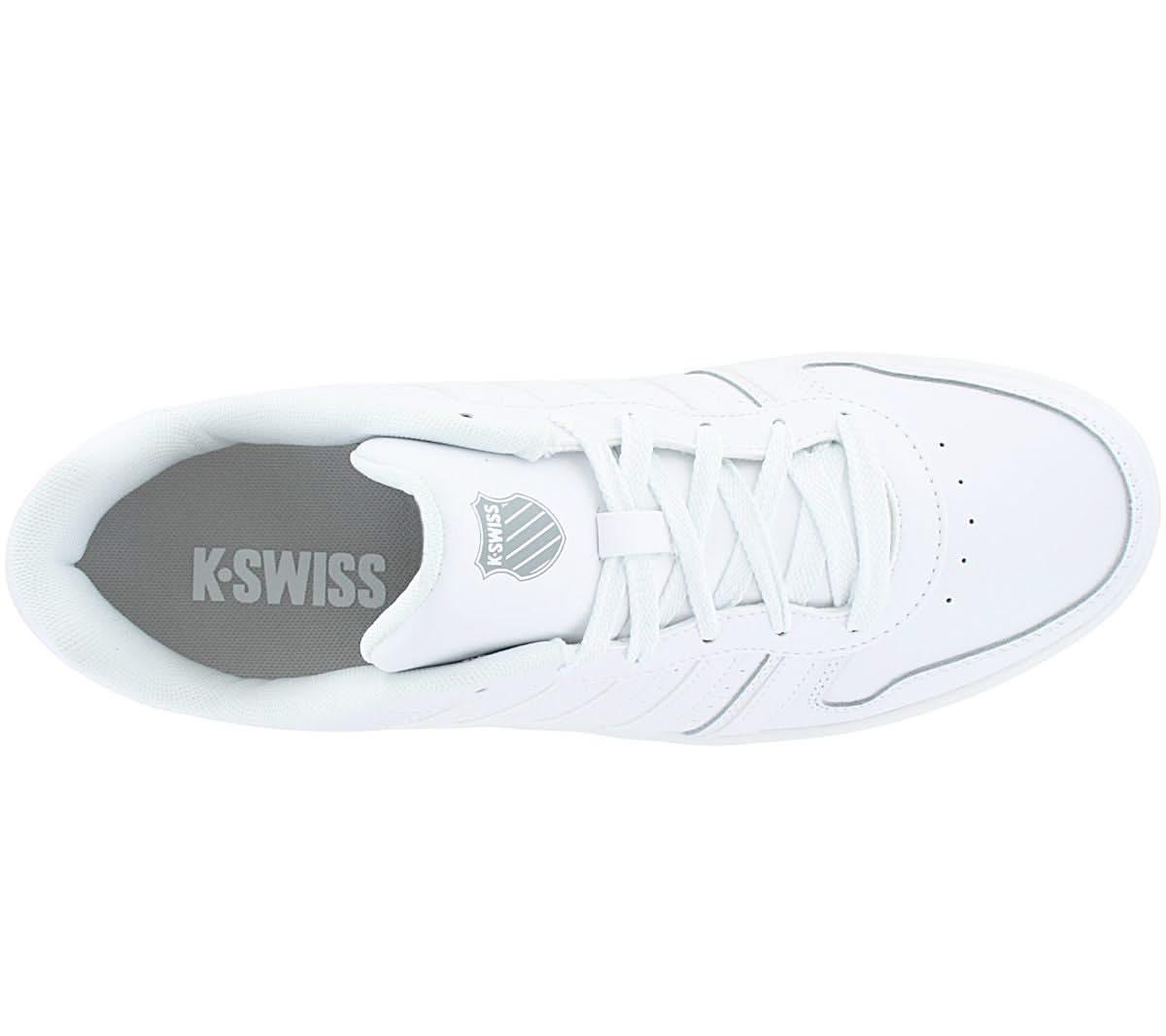 K - Swiss Palisades Leather - Herren Sneakers Schuhe Leder Weiß 06931 - 117 - M - Brandstyle24