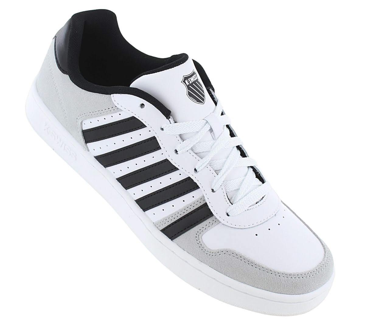 K - Swiss Palisades Leather - Herren Sneakers Schuhe Leder Weiß 06931 - 144 - M - Brandstyle24