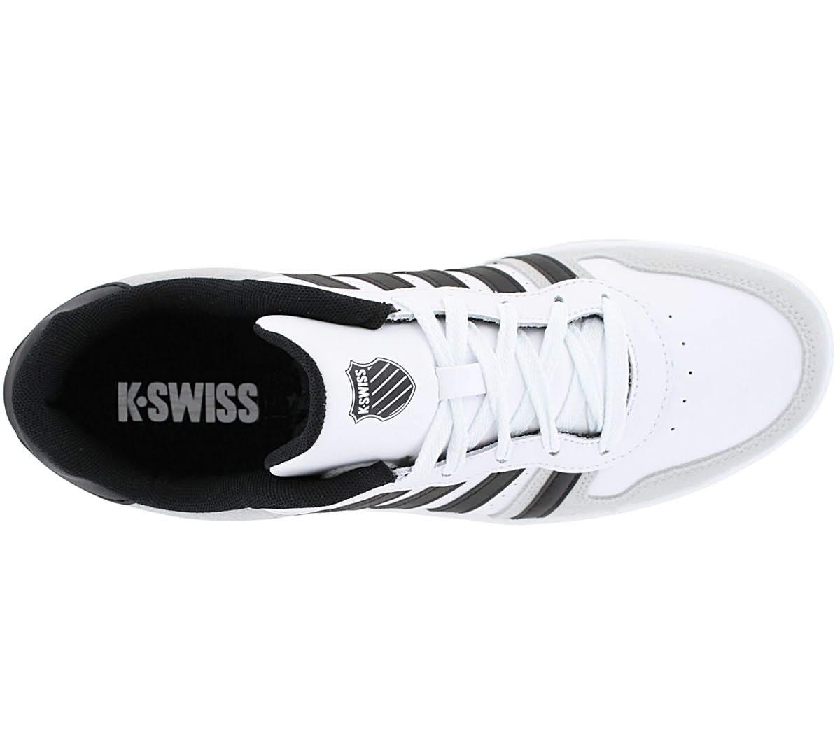 K - Swiss Palisades Leather - Herren Sneakers Schuhe Leder Weiß 06931 - 144 - M - Brandstyle24