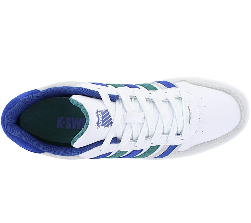 K-Swiss Palisades Leather - Chaussures Baskets Homme Cuir Blanc 06931-159-M