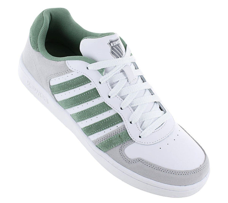 K-Swiss Classic Court Palisades - Men's Shoes Leather White 06931-950-M