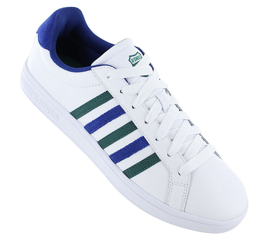 K-Swiss Classic Court Tiebreak Leather - Chaussures de sport pour hommes Blanc 07011-159-M