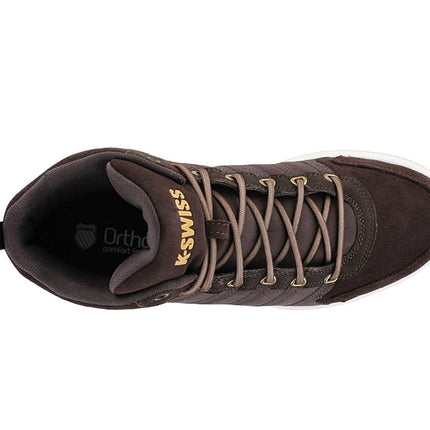 K-Swiss Vista Trainer Mid Winter - Chaussures de sport pour hommes Cuir Marron 07145-229-M