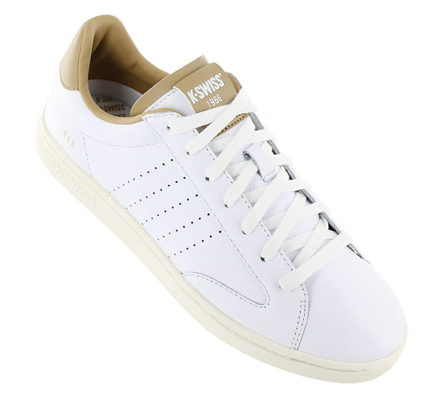 K-Swiss Classic Lozan Klub Leather - Chaussures pour hommes Blanc 07263-150-M